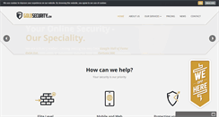 Desktop Screenshot of goldsecurity.com