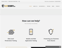 Tablet Screenshot of goldsecurity.com